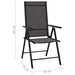 Set mobilier de grădină, 10 piese, negru și antracit - WALTI WALTI