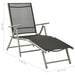 Set mobilier de grădină, 10 piese, negru și argintiu - WALTI WALTI