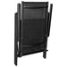 Set mobilier de grădină, 7 piese, negru, aluminiu - WALTI WALTI