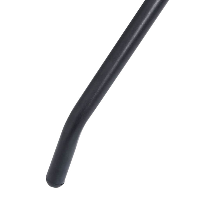 Set mobilier de exterior, 5 piese, negru, aluminiu și textilenă WALTI