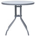 Set mobilier grădină, 5 piese, argintiu, aluminiu și textilenă - WALTI WALTI