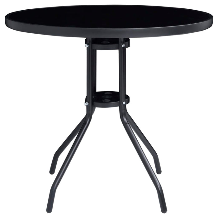 Set mobilier bistro, 5 piese, negru și antracit - WALTI WALTI
