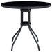 Set mobilier bistro, 5 piese, negru și antracit - WALTI WALTI