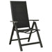 Set mobilier bistro, 5 piese, negru și antracit - WALTI WALTI
