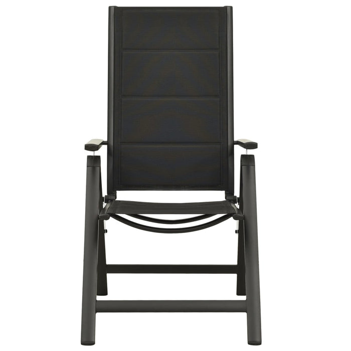 Set mobilier bistro, 5 piese, negru și antracit - WALTI WALTI