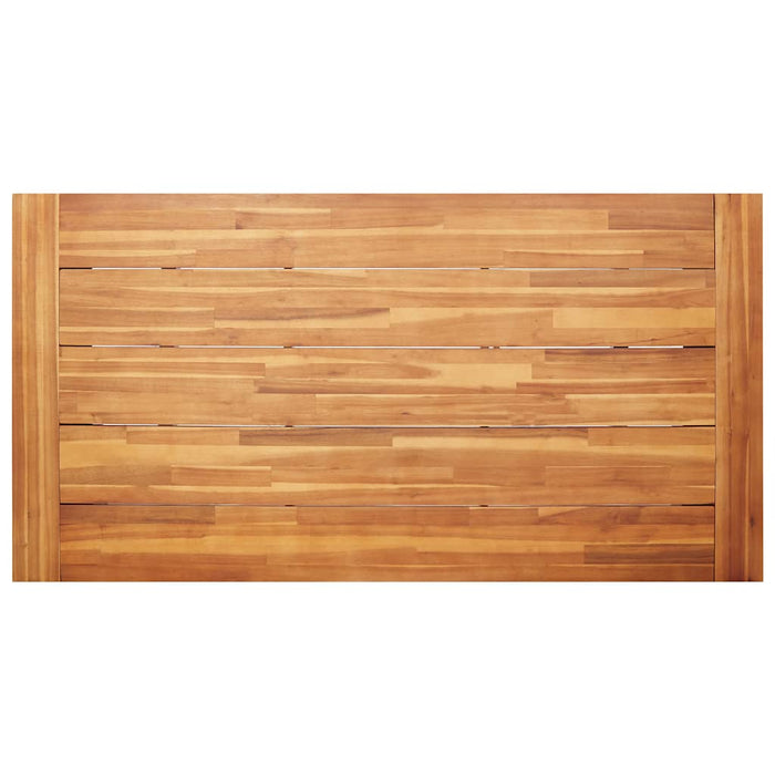 Set de masă pentru grădină cu perne, 5 piese, negru, poliratan WALTI