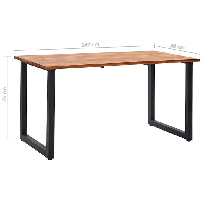 Set de masă pentru grădină, 5 piese, negru, poliratan WALTI