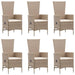 Set mobilier de grădină, 7 piese, bej, poliratan - WALTI WALTI