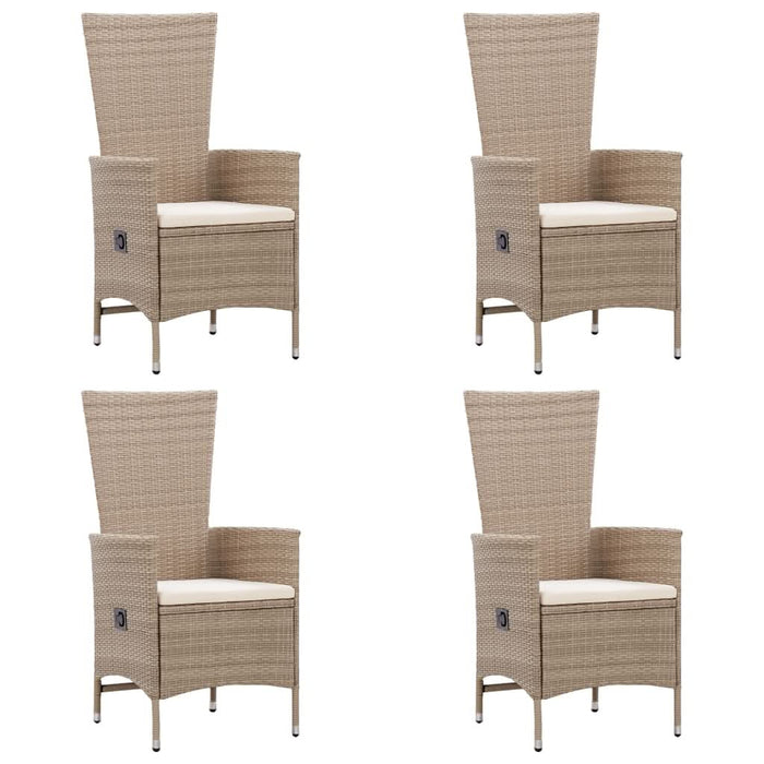 Set mobilier de grădină, 7 piese, bej, poliratan - WALTI WALTI