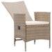 Set mobilier de grădină, 7 piese, bej, poliratan - WALTI WALTI