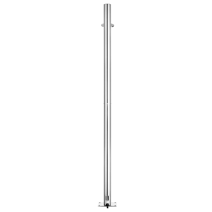 Duș de grădină cu bază maro, 220 cm, oțel inoxidabil - WALTI WALTI