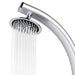 Duș de grădină cu bază maro, 220 cm, aluminiu - WALTI WALTI
