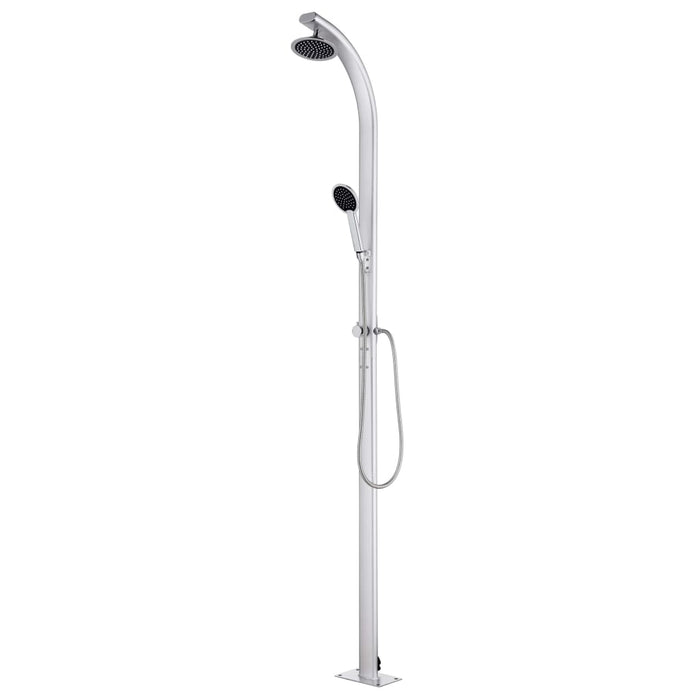 Duș de grădină cu bază gri, 220 cm, aluminiu - WALTI WALTI
