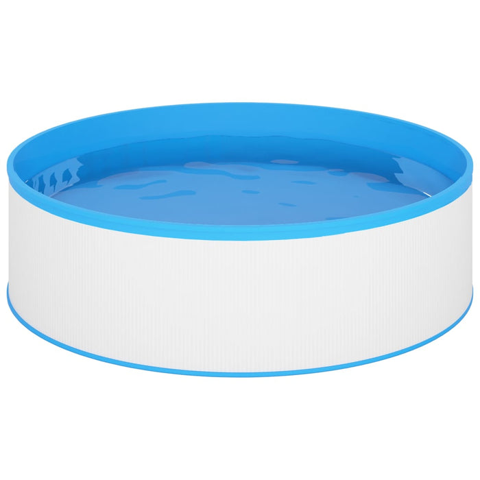Piscină cu valuri, skimmer suspendat cu pompă, alb, 350x90 cm - WALTI WALTI