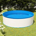 Piscină cu valuri, skimmer suspendat cu pompă, alb, 350x90 cm - WALTI WALTI