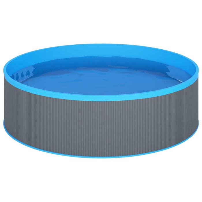 Piscină cu valuri, skimmer suspendat cu pompă, gri, 350x90 cm - WALTI WALTI