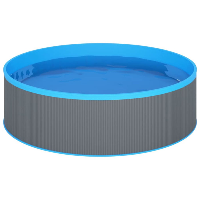Piscină cu valuri, skimmer suspendat cu pompă, gri, 350x90 cm - WALTI WALTI