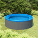 Piscină cu valuri, skimmer suspendat cu pompă, gri, 350x90 cm - WALTI WALTI