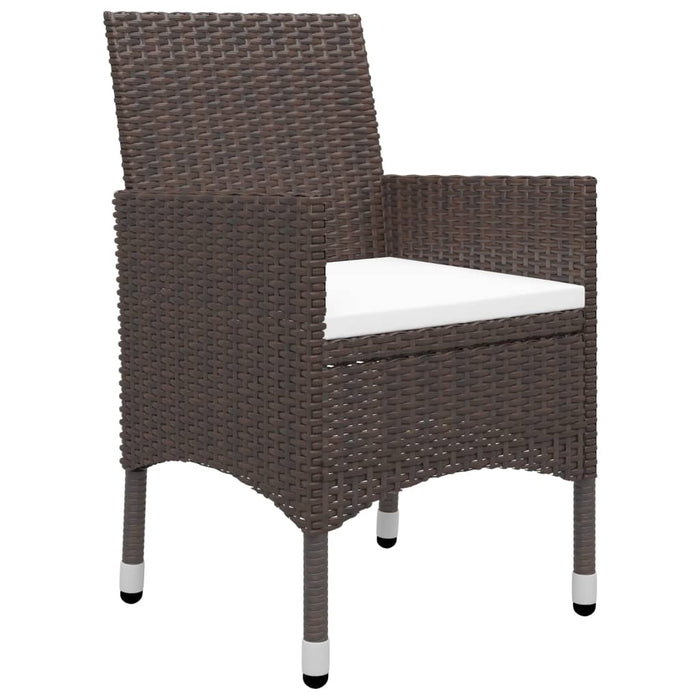 Set mobilier de grădină, 5 piese, maro WALTI