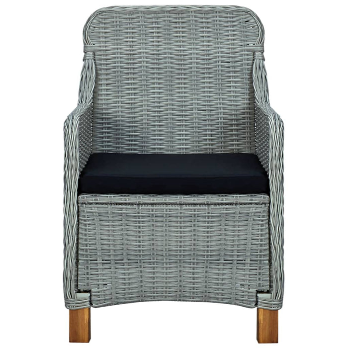 Set de mobilier pentru grădină, 5 piese, gri deschis WALTI