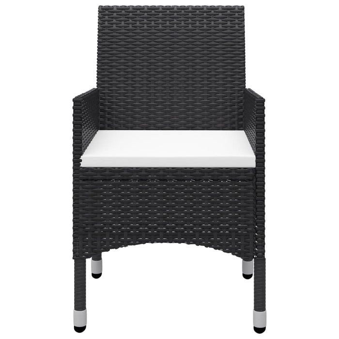 Set de masă pentru grădină, 5 piese, negru - WALTI WALTI