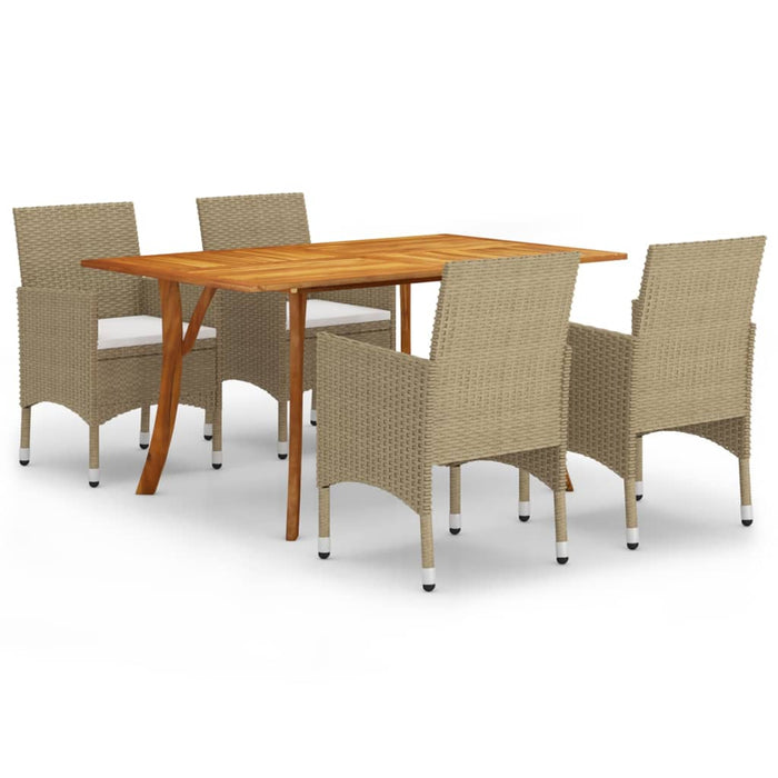 Set mobilier de grădină, 5 piese, bej - WALTI WALTI