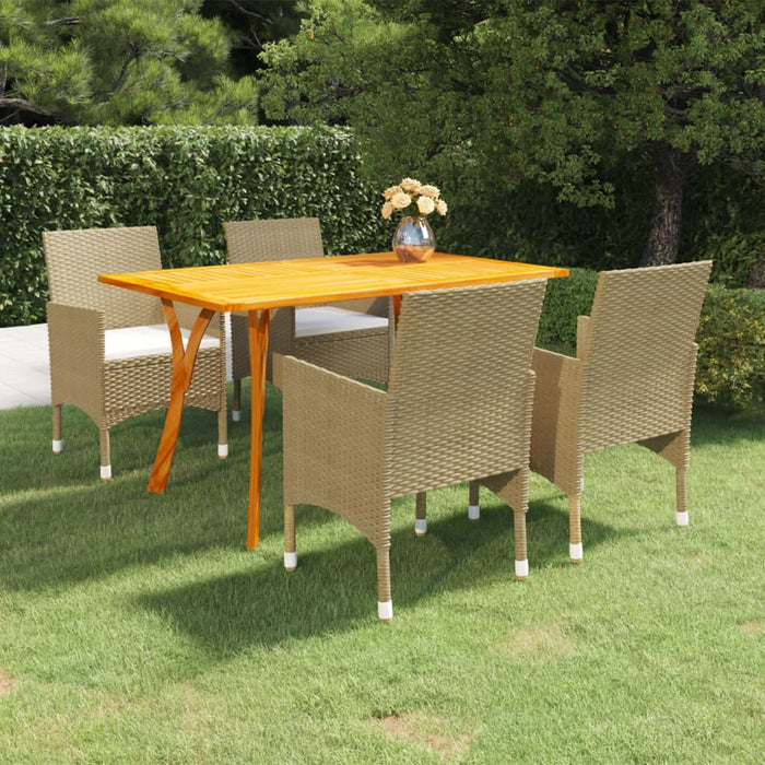 Set mobilier de grădină, 5 piese, bej - WALTI WALTI