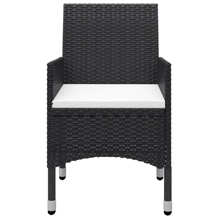 Set de masă pentru grădină, 5 piese, negru - WALTI WALTI
