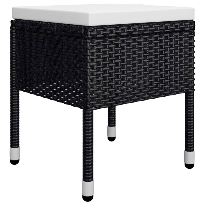 Set de masă pentru grădină, 5 piese, negru - WALTI WALTI