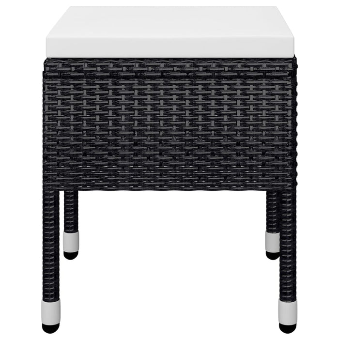 Set de masă pentru grădină, 5 piese, negru - WALTI WALTI