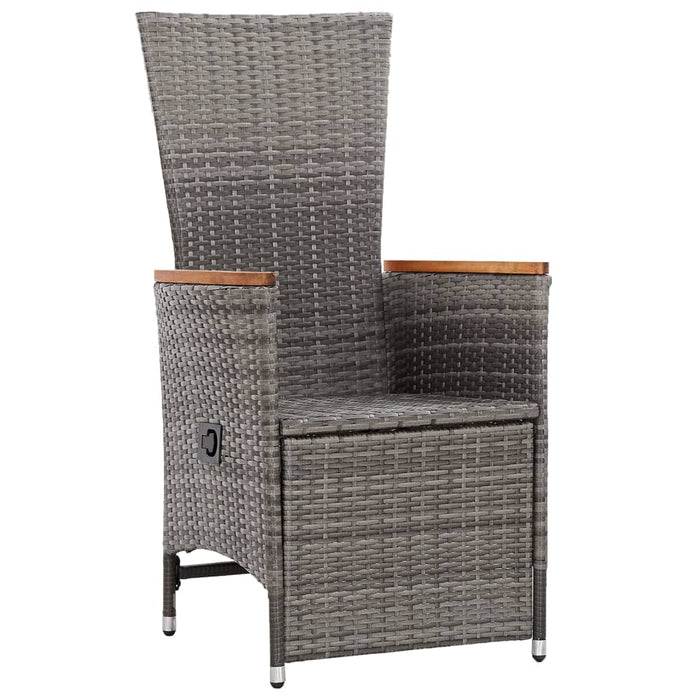 Set mobilier pentru grădină, 5 piese, gri WALTI