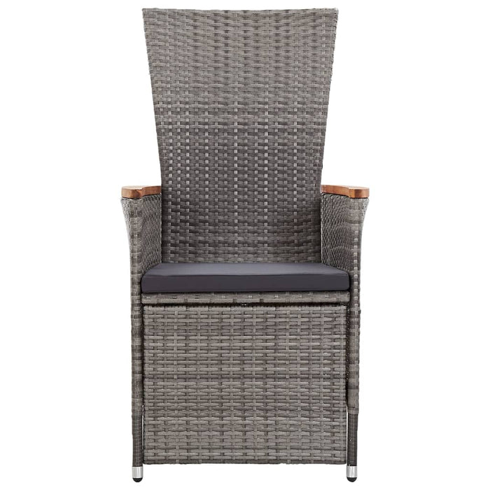 Set mobilier pentru grădină, 5 piese, gri WALTI