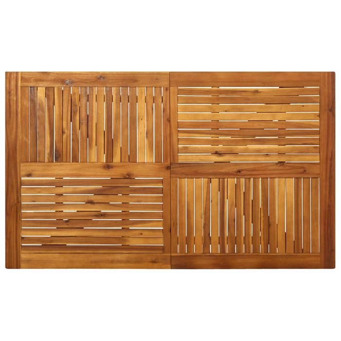 Set de masă pentru grădină, 5 piese, negru WALTI