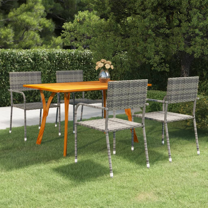 Set mobilier de grădină, 5 piese, antracit WALTI