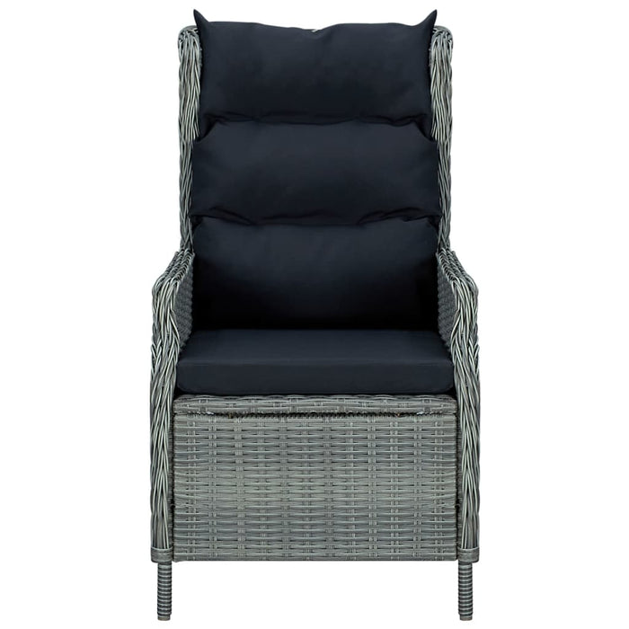 Set de mobilier pentru grădină, 5 piese, gri deschis - WALTI WALTI