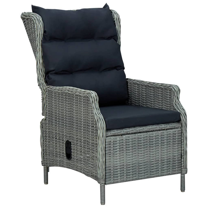 Set de mobilier pentru grădină, 5 piese, gri deschis - WALTI WALTI