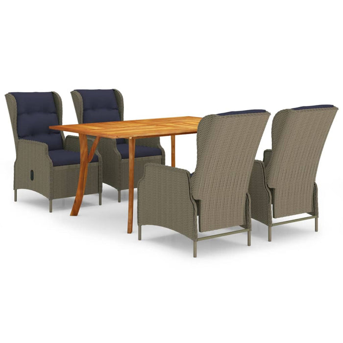 Set mobilier de grădină, 5 piese, maro - WALTI WALTI