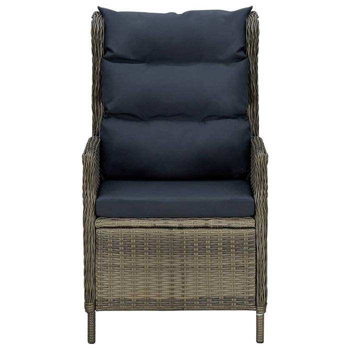 Set mobilier de grădină, 7 piese, maro WALTI
