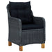 Set mobilier de grădină, 5 piese, gri închis - WALTI WALTI