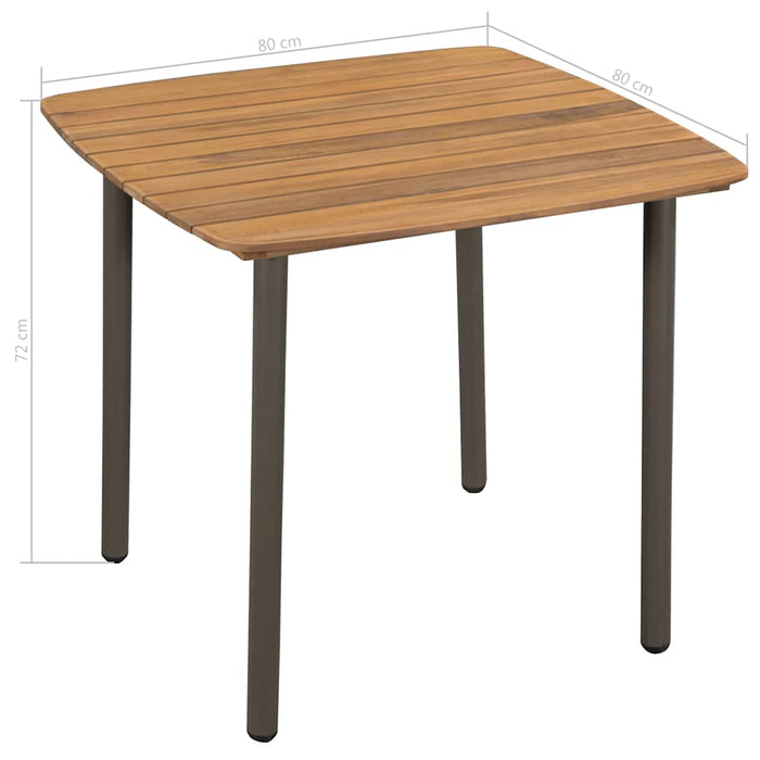 Set mobilier de grădină, 3 piese, gri, poliratan - WALTI WALTI