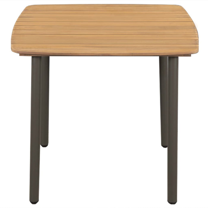 Set mobilier de grădină, 5 piese, maro, poliratan WALTI