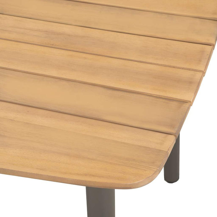 Set mobilier de grădină, 3 piese, negru, poliratan WALTI