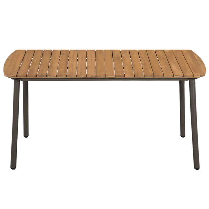 Set mobilier de grădină, 5 piese, gri, poliratan - WALTI WALTI