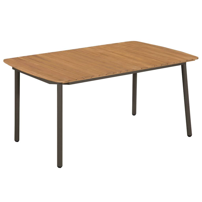 Set mobilier de grădină, 7 piese, gri, poliratan - WALTI WALTI