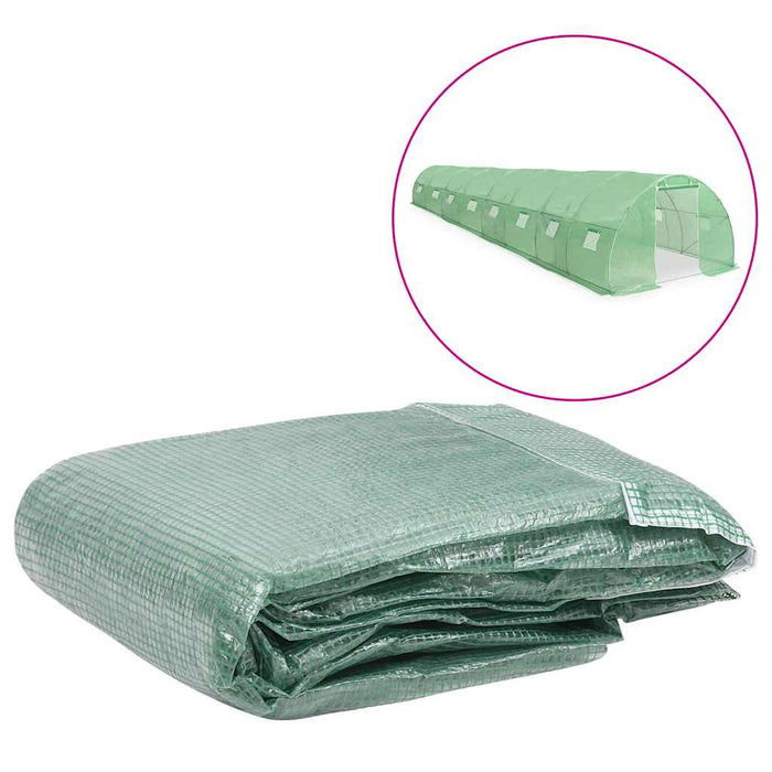 Copertină rezervă pentru seră (13,5 m²), verde, 300x1200x200 cm - WALTI WALTI