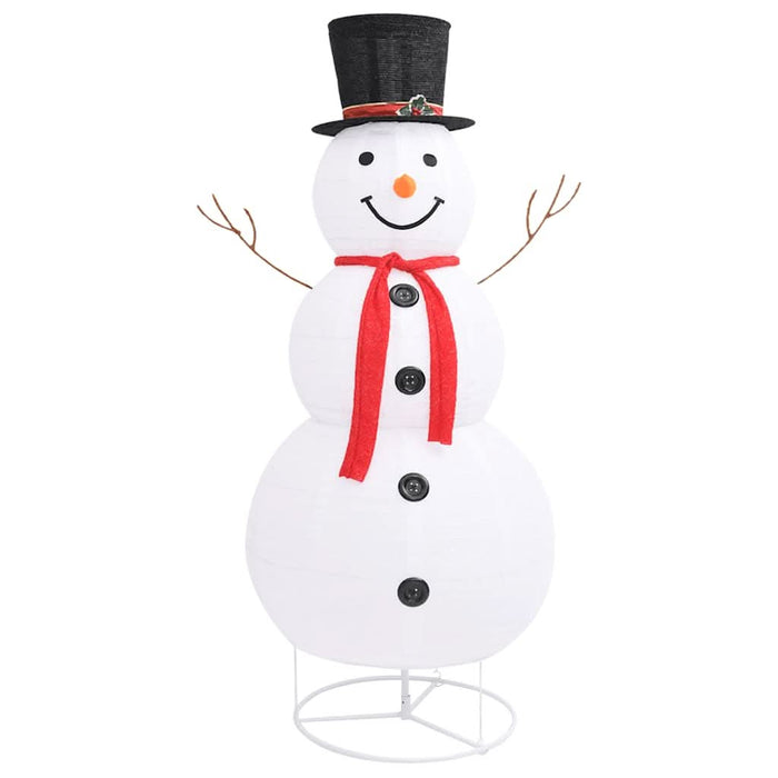 Figurină decorativă Crăciun om zăpadă LED 180 cm țesătură lux - WALTI WALTI