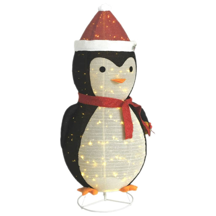 Figurină pinguin decorativă Crăciun, LED, 180 cm, țesătură lux - WALTI WALTI