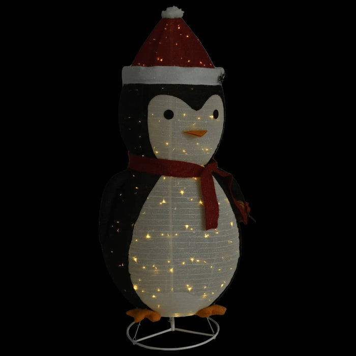 Figurină pinguin decorativă Crăciun, LED, 180 cm, țesătură lux - WALTI WALTI