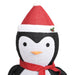 Figurină pinguin decorativă Crăciun, LED, 180 cm, țesătură lux - WALTI WALTI