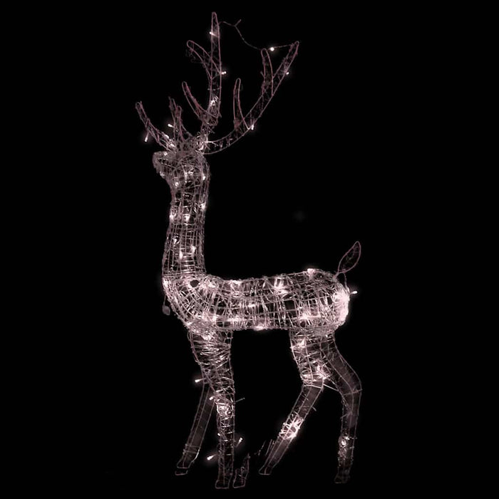 Decorațiune de Crăciun ren 140 LED-uri alb cald 120 cm acril - WALTI WALTI